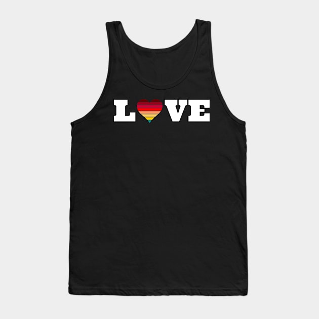 LOVE Tank Top by IndiPrintables